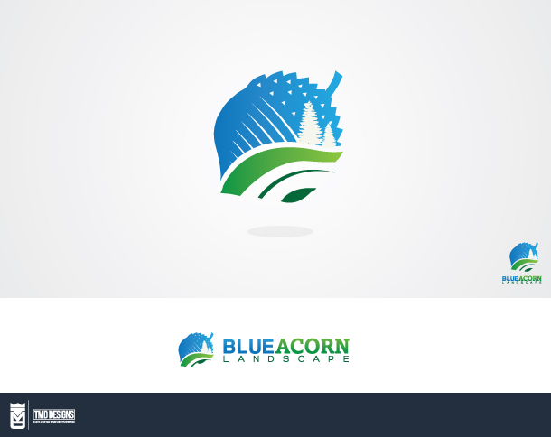 Diseño de Logo por ARTMD para Blue Acorn Landscape | Diseño #11294893