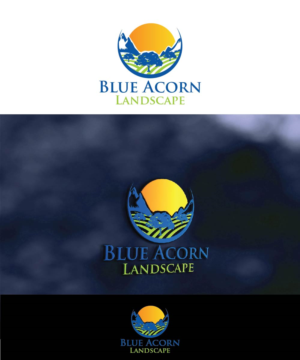 Logo Design by joliau for Blue Acorn Landscape | Design: #11250884