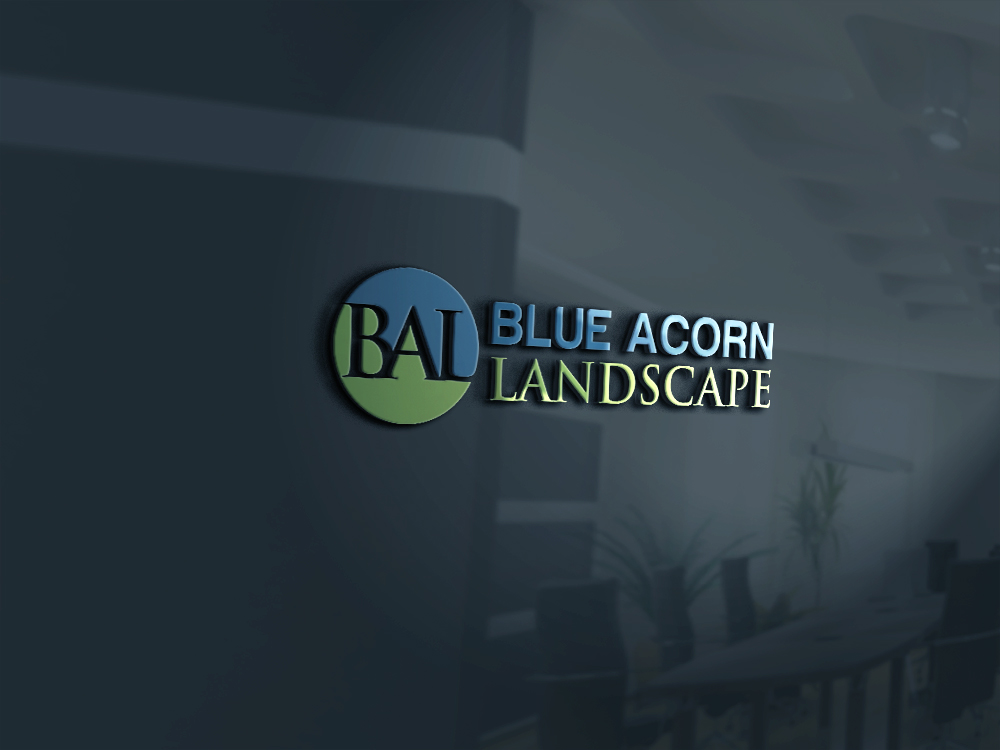Logo-Design von DESIGN Services JK für Blue Acorn Landscape | Design #11245588