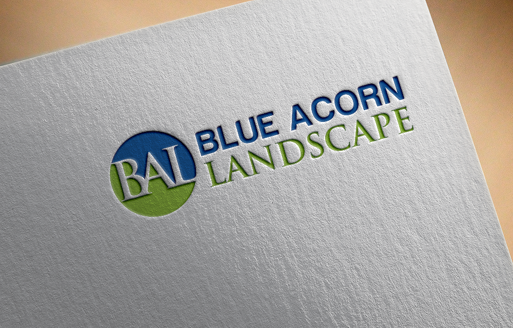 Logo Design by DESIGN Services JK for Blue Acorn Landscape | Design #11245592