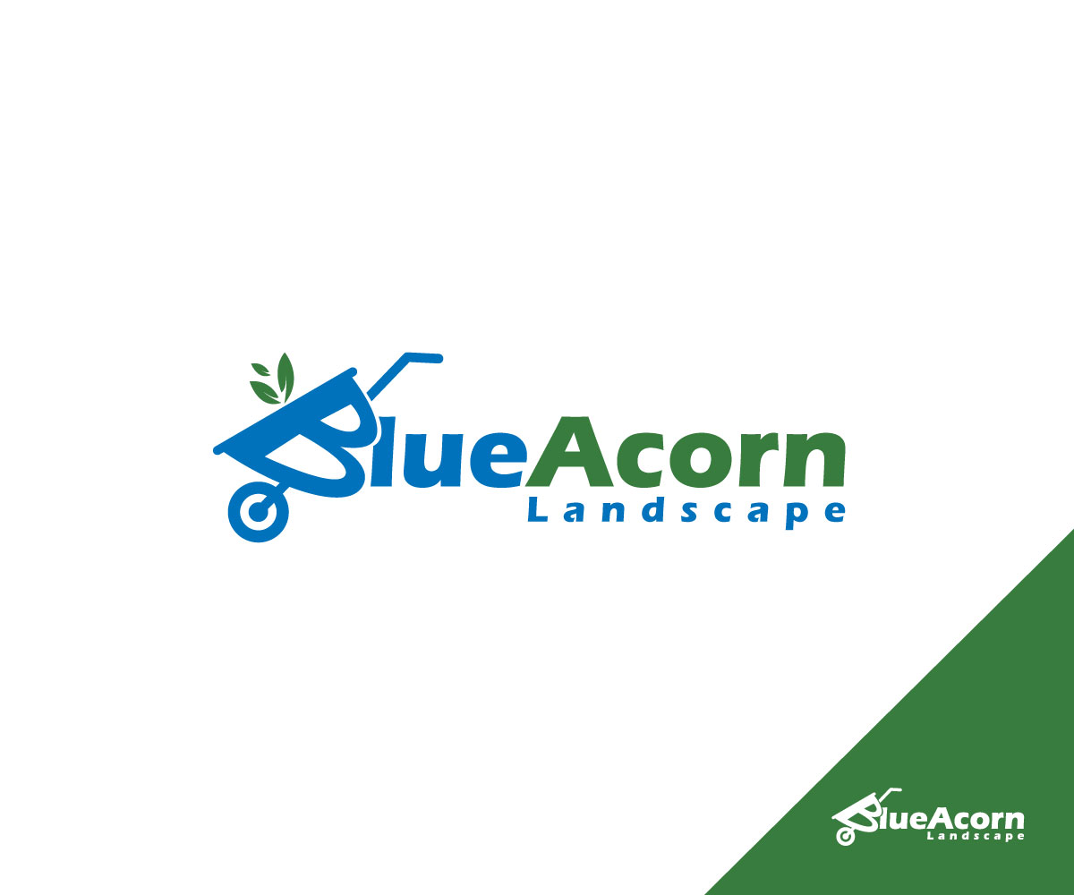 Logo Design by ecorokerz for Blue Acorn Landscape | Design #11237989