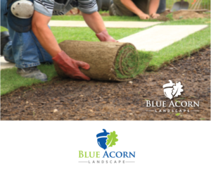 Logo Design by e-art™ for Blue Acorn Landscape | Design: #11256897