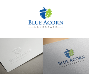 Diseño de Logo por e-art™ para Blue Acorn Landscape | Diseño: #11257137