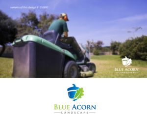 Logo Design by e-art™ for Blue Acorn Landscape | Design: #11322419