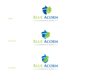 Diseño de Logo por e-art™ para Blue Acorn Landscape | Diseño: #11324824
