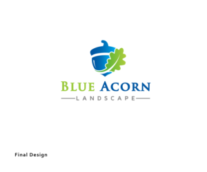 Logo Design by e-art™ for Blue Acorn Landscape | Design: #11333345