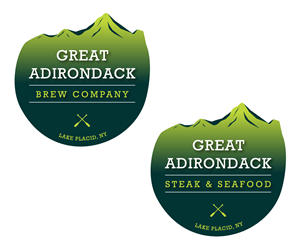 Logo-Design von Stacey Madrona für Great Adirondack Steak & Seafood Co. | Design #2336057