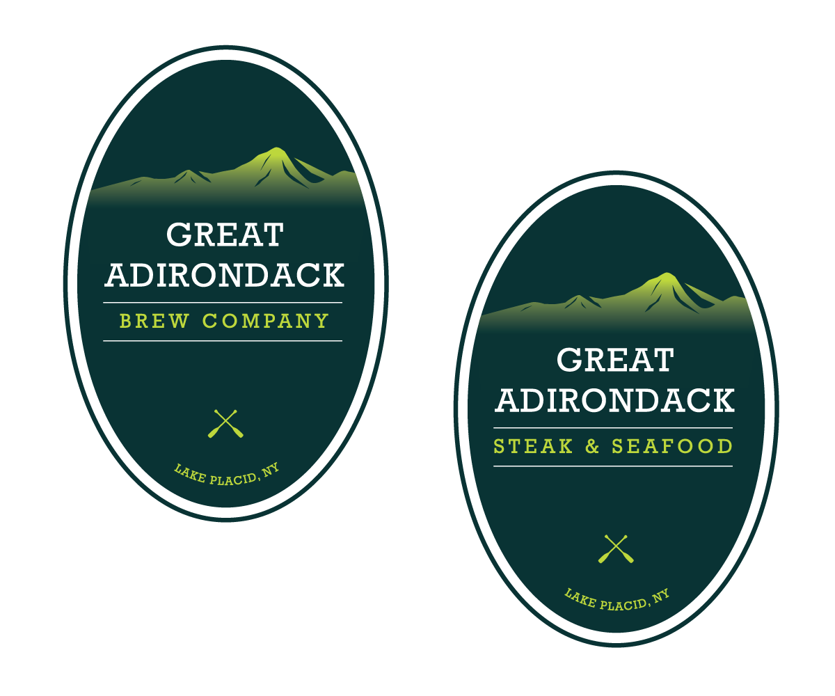 Logo Design by Stacey Madrona for Great Adirondack Steak & Seafood Co. | Design #2336067