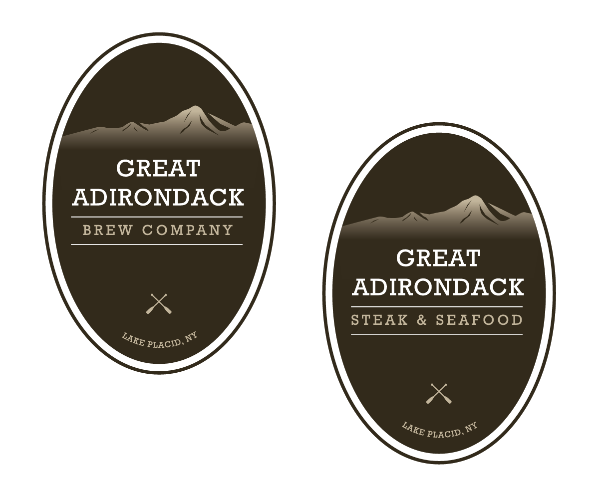Logo Design by Stacey Madrona for Great Adirondack Steak & Seafood Co. | Design #2342073