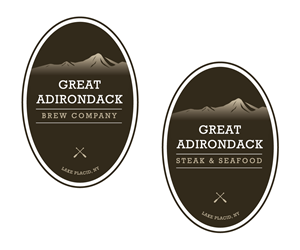 Logo Design by Stacey Madrona for Great Adirondack Steak & Seafood Co. | Design: #2342073