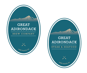 Logo Design by Stacey Madrona for Great Adirondack Steak & Seafood Co. | Design: #2342076
