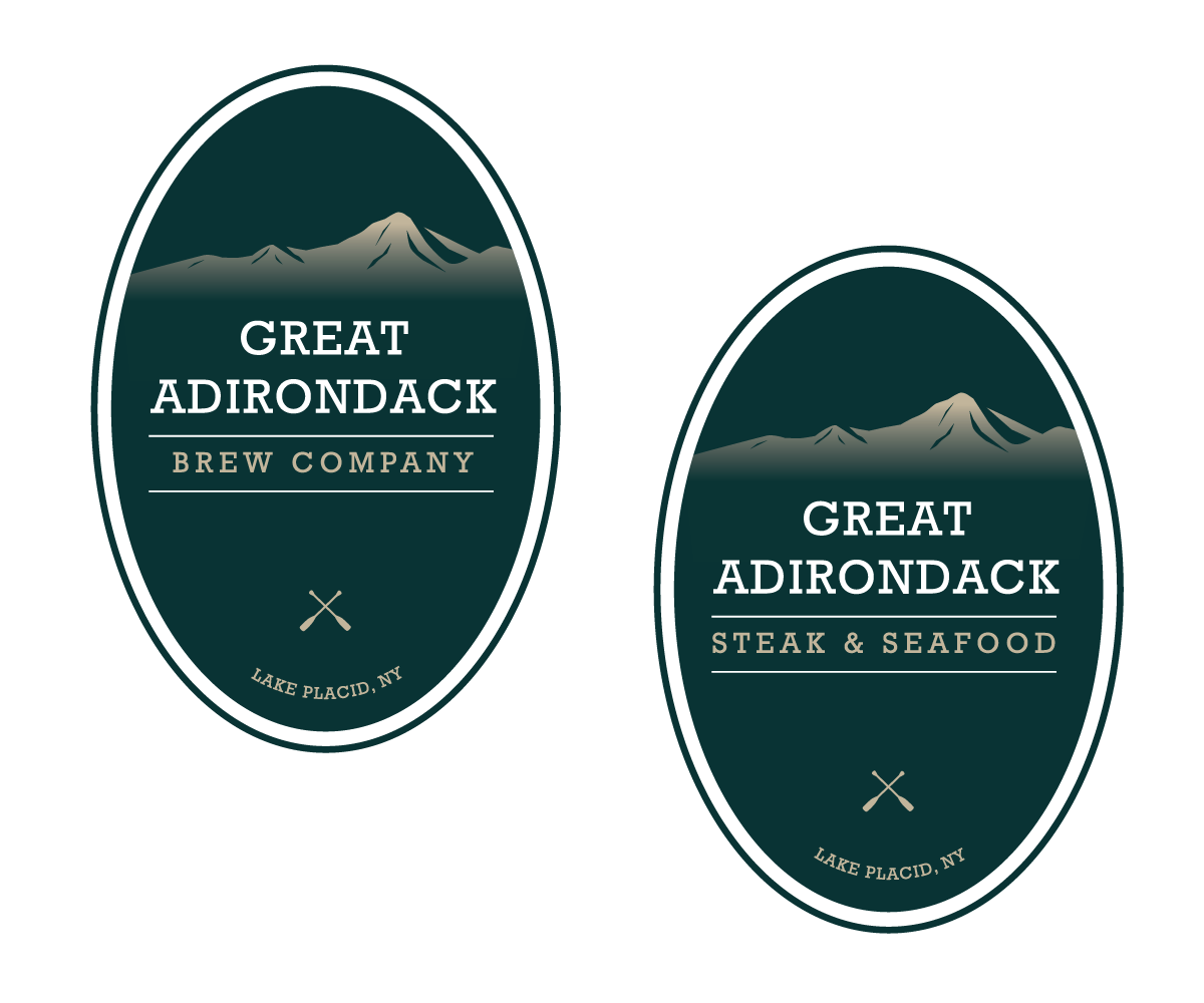 Logo Design by Stacey Madrona for Great Adirondack Steak & Seafood Co. | Design #2342077