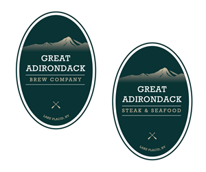 Logo Design by Stacey Madrona for Great Adirondack Steak & Seafood Co. | Design: #2342077