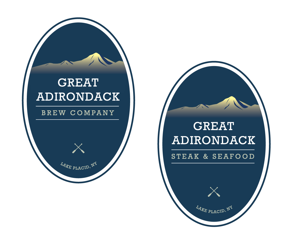 Logo Design by Stacey Madrona for Great Adirondack Steak & Seafood Co. | Design #2342080