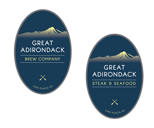Logo Design by Stacey Madrona for Great Adirondack Steak & Seafood Co. | Design: #2364211