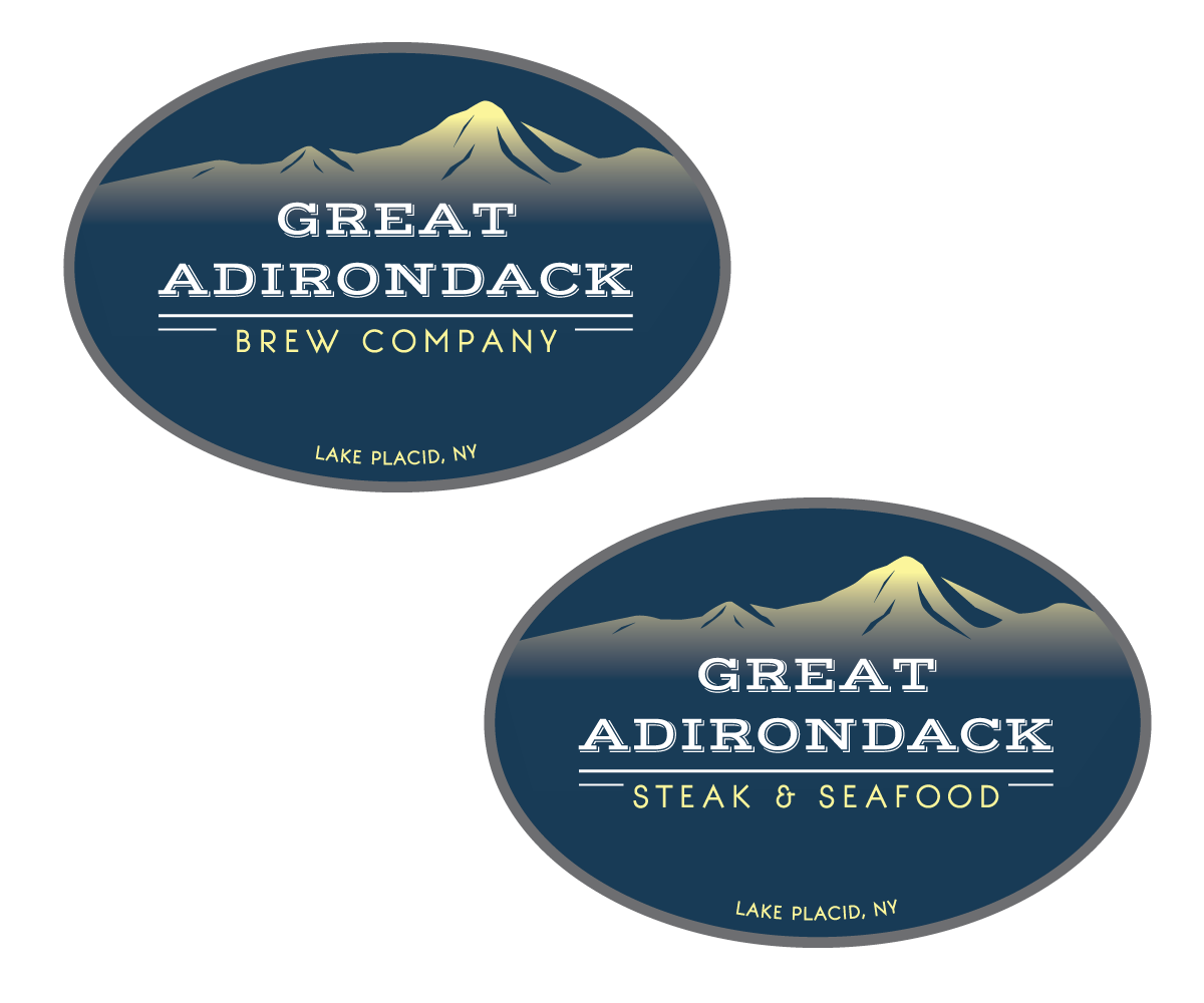 Logo Design by Stacey Madrona for Great Adirondack Steak & Seafood Co. | Design #2364228