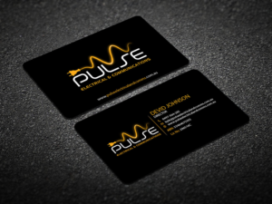 Business Card Design by Verified artistry (Design garden) for Pulse Electrical and Communications | Design: #11251092