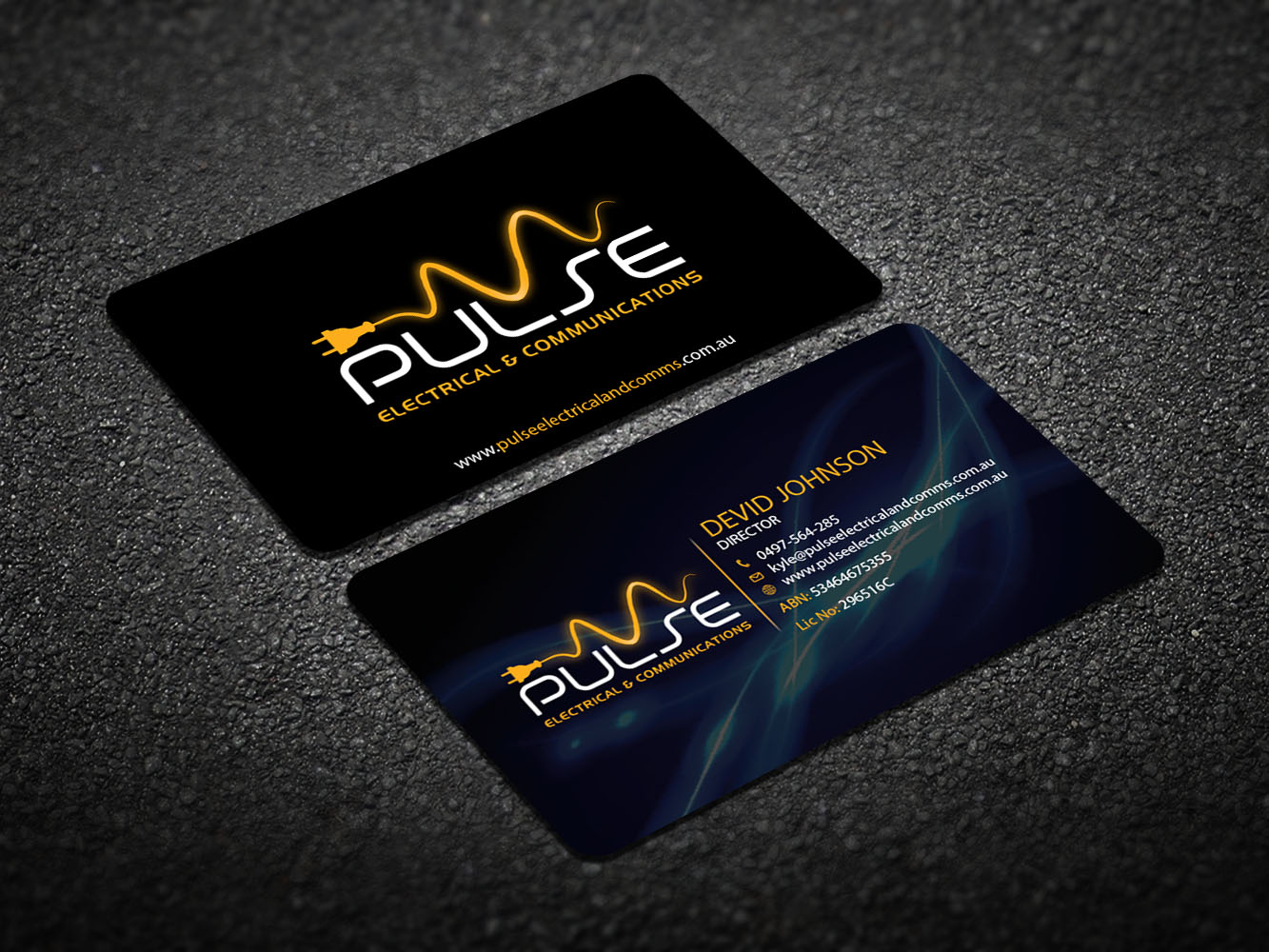 Business Card Design by Verified artistry (Design garden) for Pulse Electrical and Communications | Design #11251093