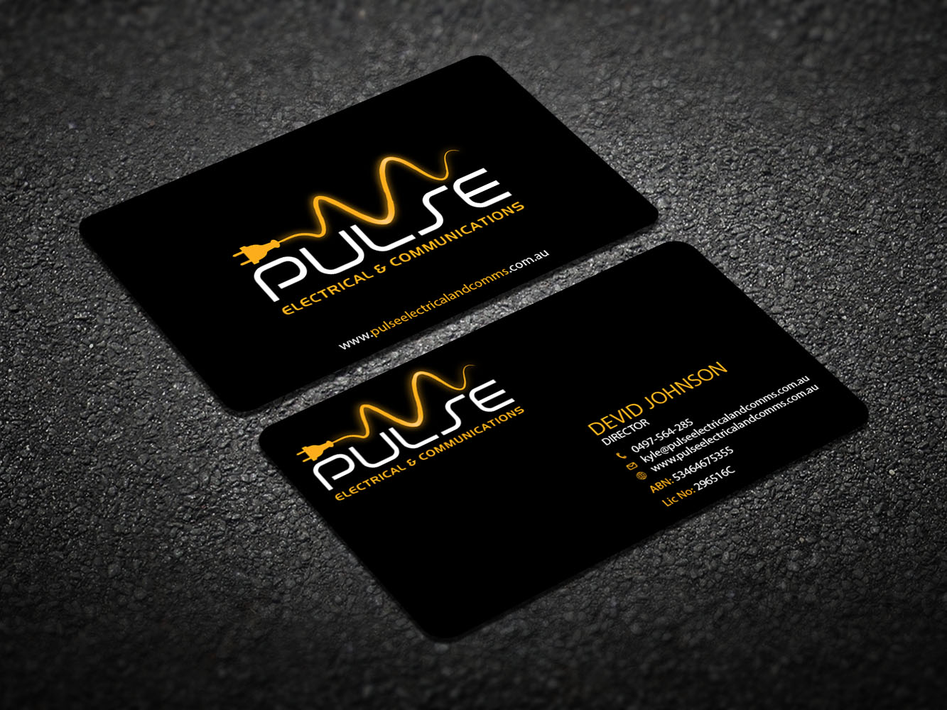 Business Card Design by Verified artistry (Design garden) for Pulse Electrical and Communications | Design #11251095
