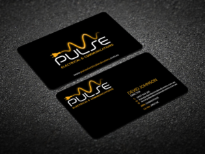 Business Card Design by Verified artistry (Design garden) for Pulse Electrical and Communications | Design: #11251095