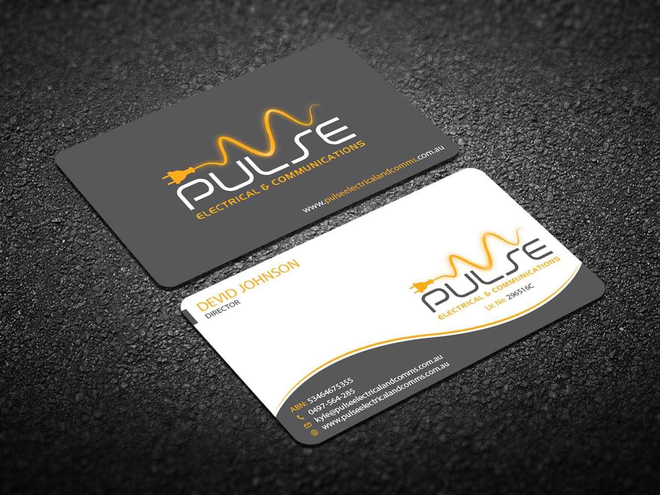 Business Card Design by Verified artistry (Design garden) for Pulse Electrical and Communications | Design #11251096