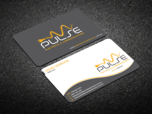 Business Card Design by Verified artistry (Design garden) for Pulse Electrical and Communications | Design: #11251096