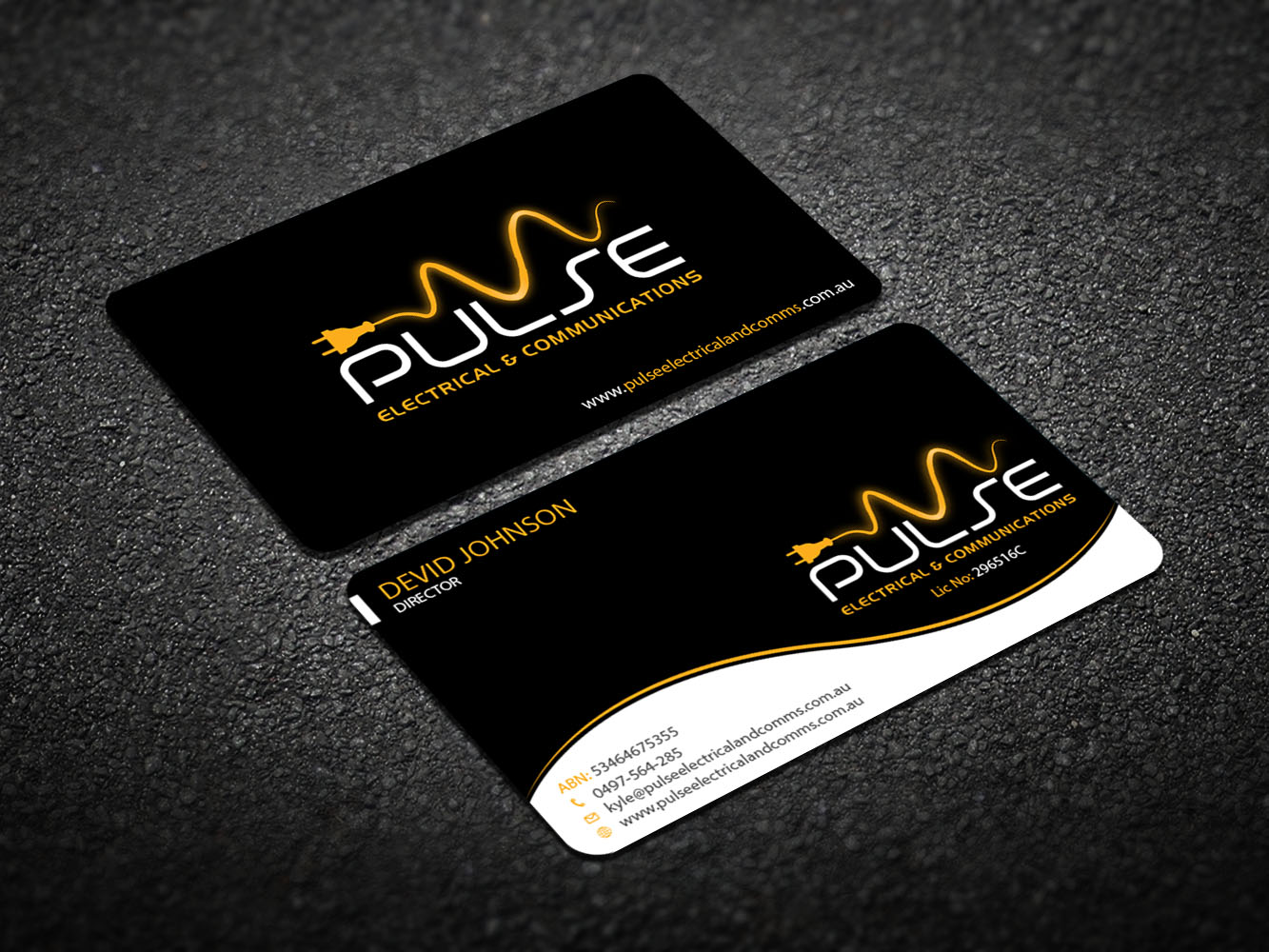 Business Card Design by Verified artistry (Design garden) for Pulse Electrical and Communications | Design #11251097