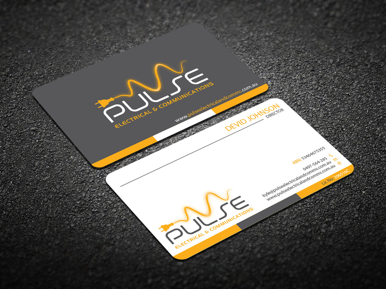 Business Card Design by Verified artistry (Design garden) for Pulse Electrical and Communications | Design #11251098
