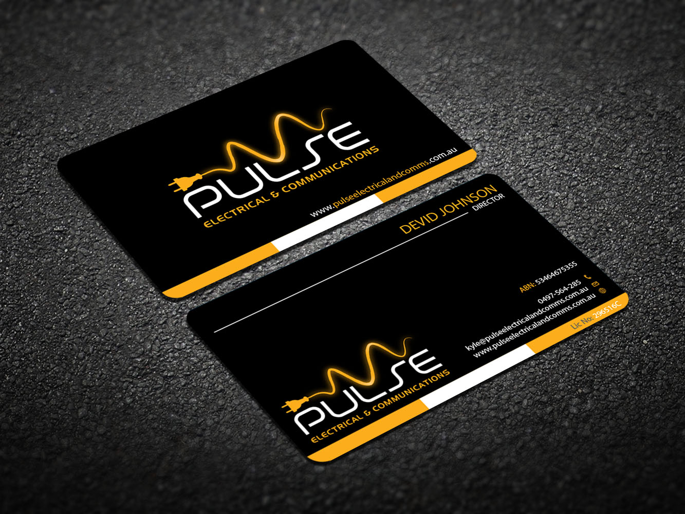 Business Card Design by Verified artistry (Design garden) for Pulse Electrical and Communications | Design #11251099