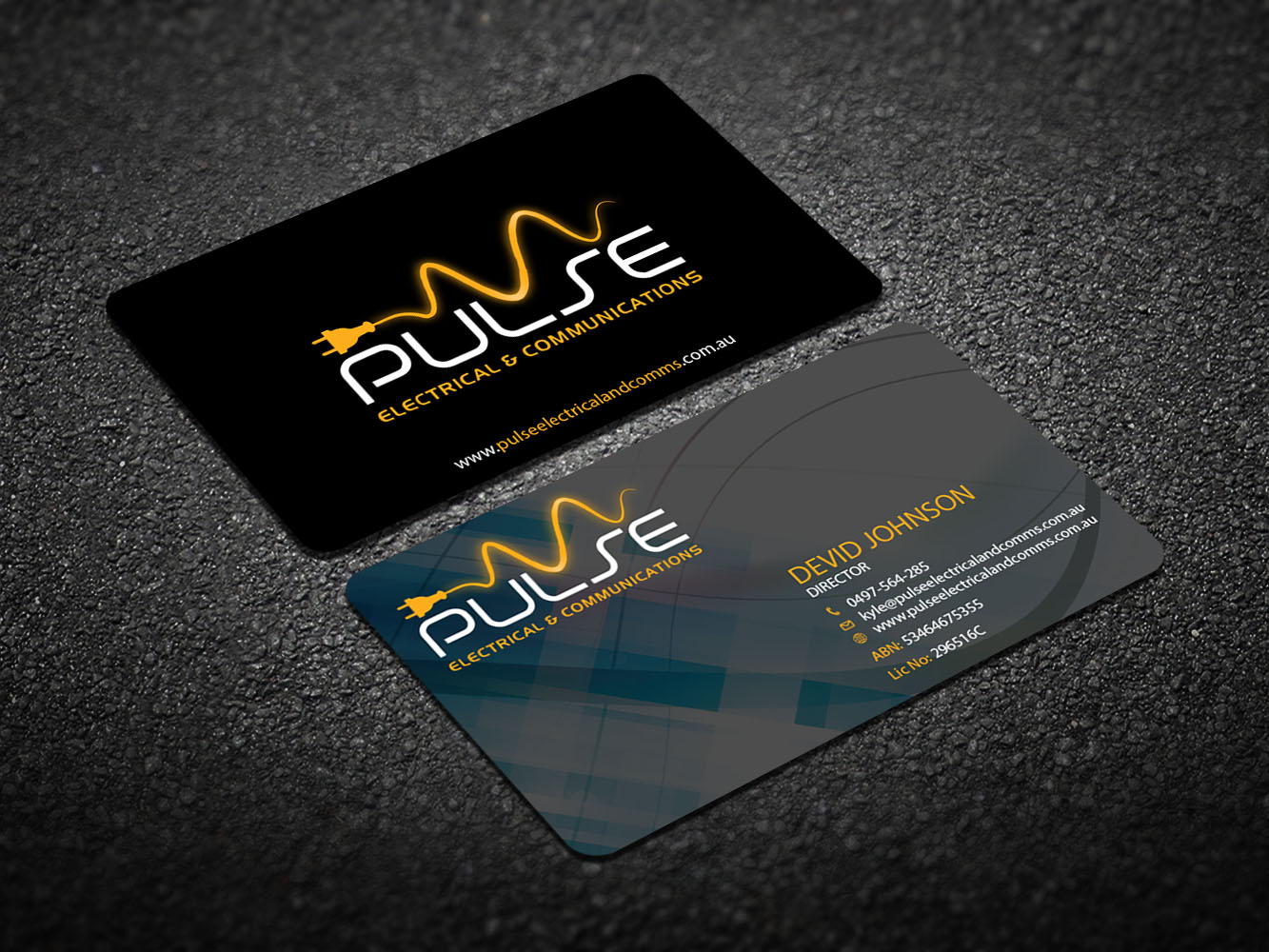Business Card Design by Verified artistry (Design garden) for Pulse Electrical and Communications | Design #11251100