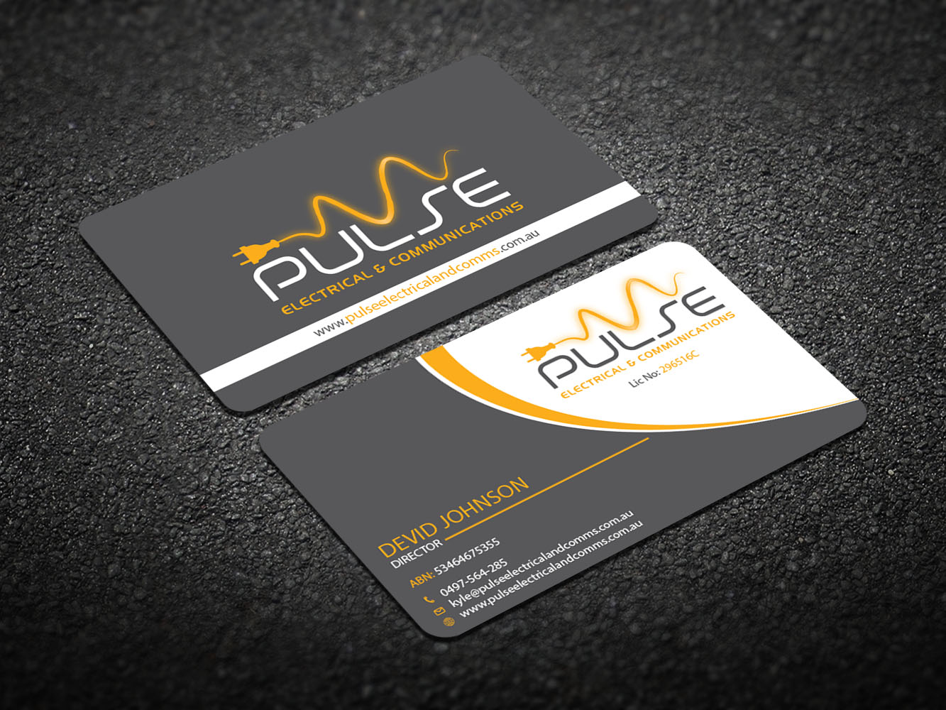 Business Card Design by Verified artistry (Design garden) for Pulse Electrical and Communications | Design #11251101