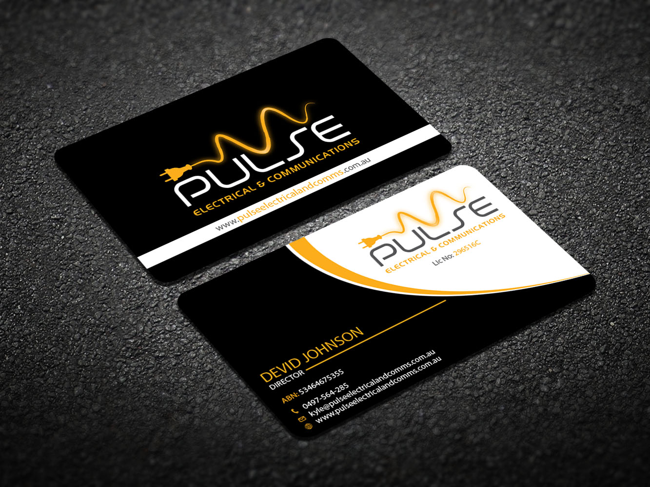 Business Card Design by Verified artistry (Design garden) for Pulse Electrical and Communications | Design #11251102