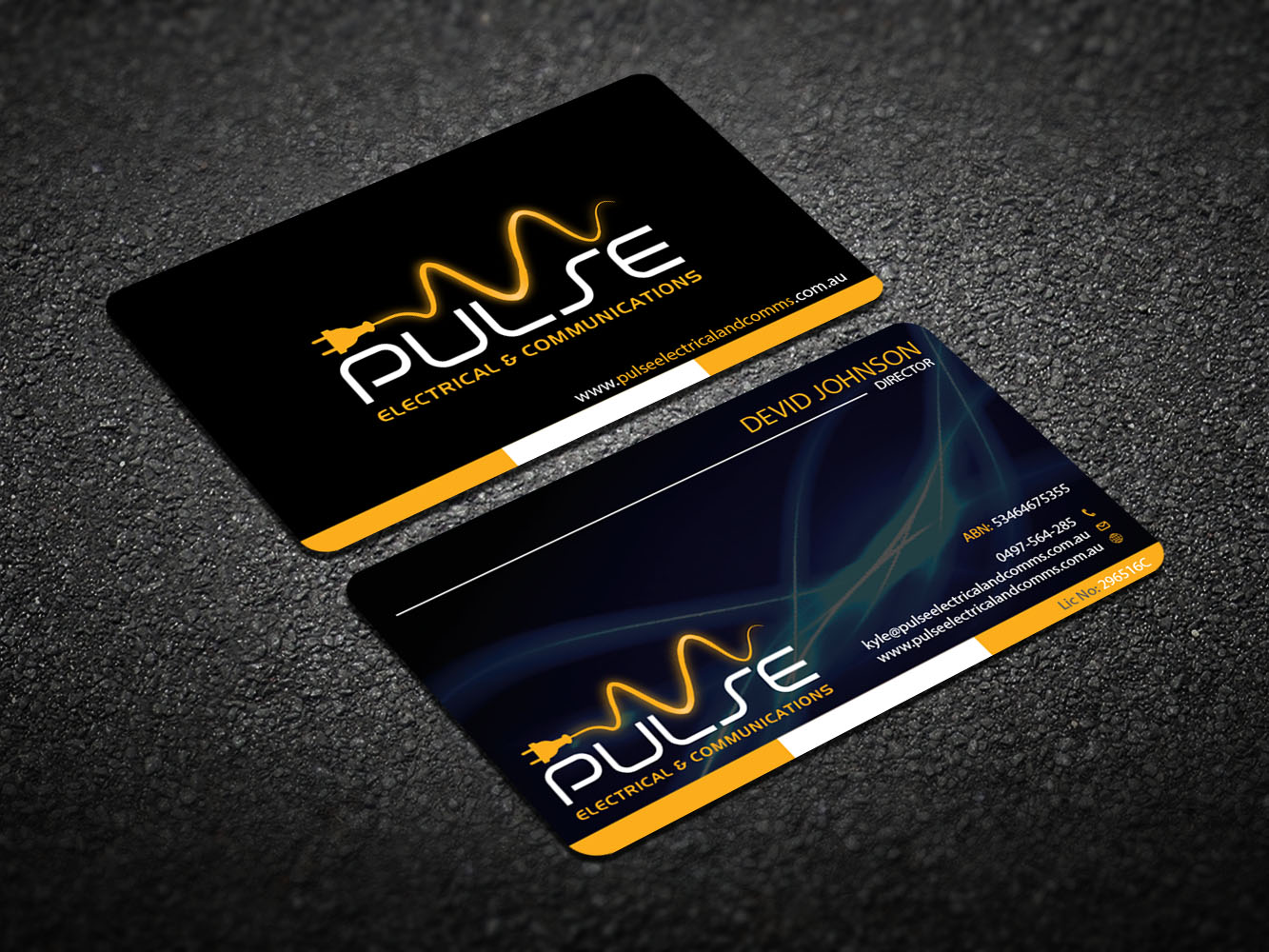 Business Card Design by Verified artistry (Design garden) for Pulse Electrical and Communications | Design #11251103