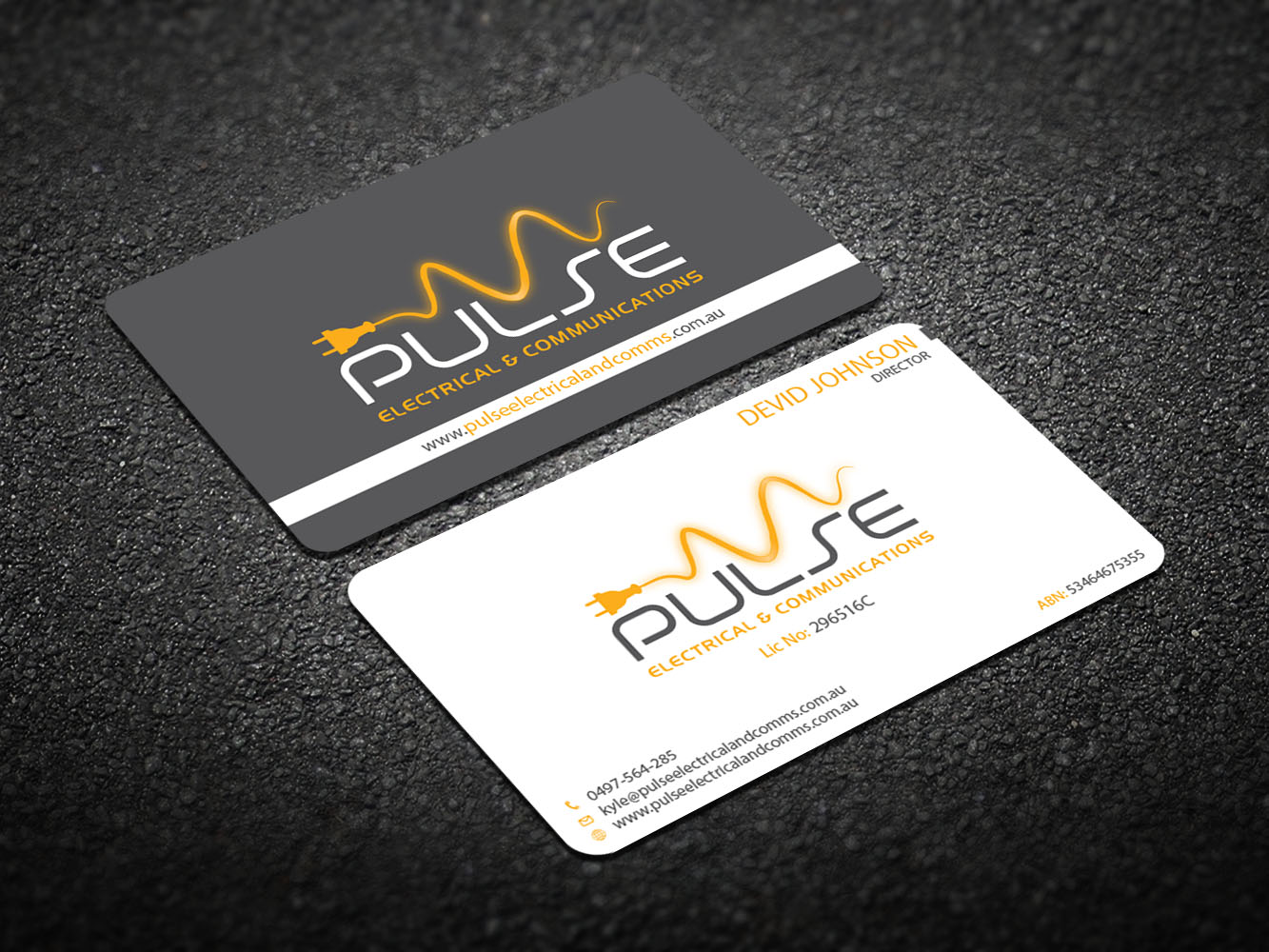Business Card Design by Verified artistry (Design garden) for Pulse Electrical and Communications | Design #11251104