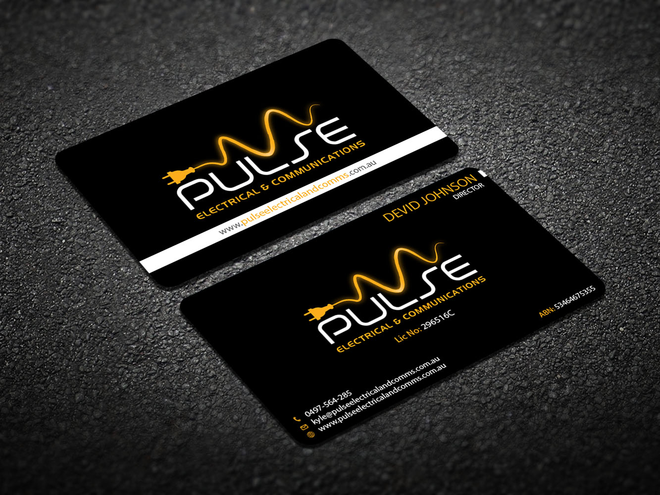 Business Card Design by Verified artistry (Design garden) for Pulse Electrical and Communications | Design #11251105