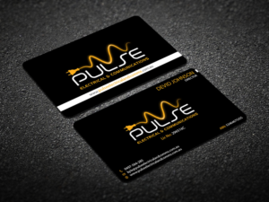 Business Card Design by Verified artistry (Design garden) for Pulse Electrical and Communications | Design: #11251105