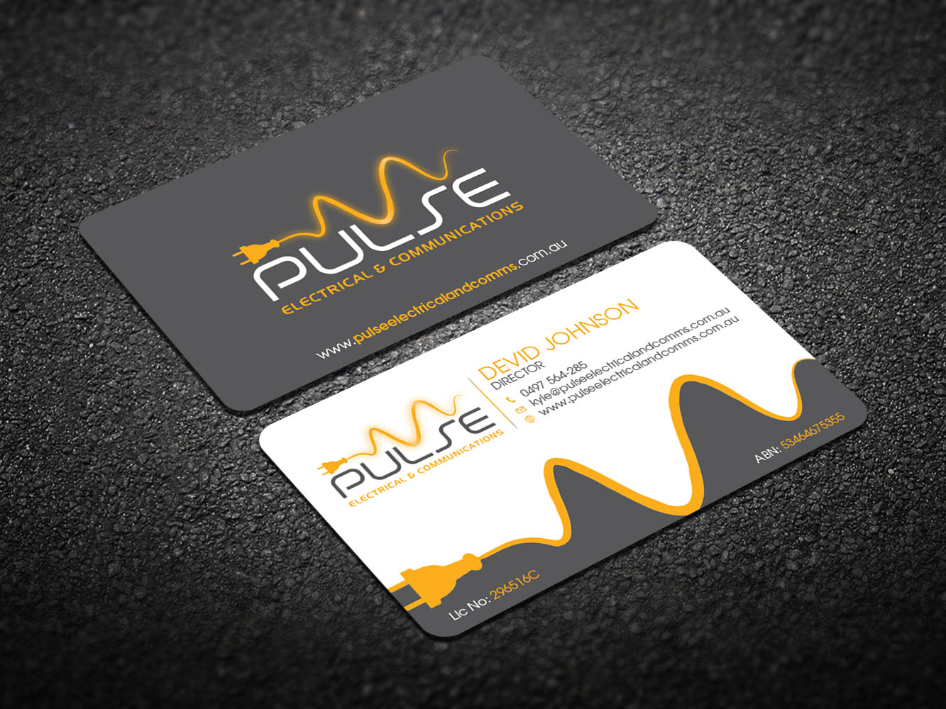 Business Card Design by Verified artistry (Design garden) for Pulse Electrical and Communications | Design #11251147