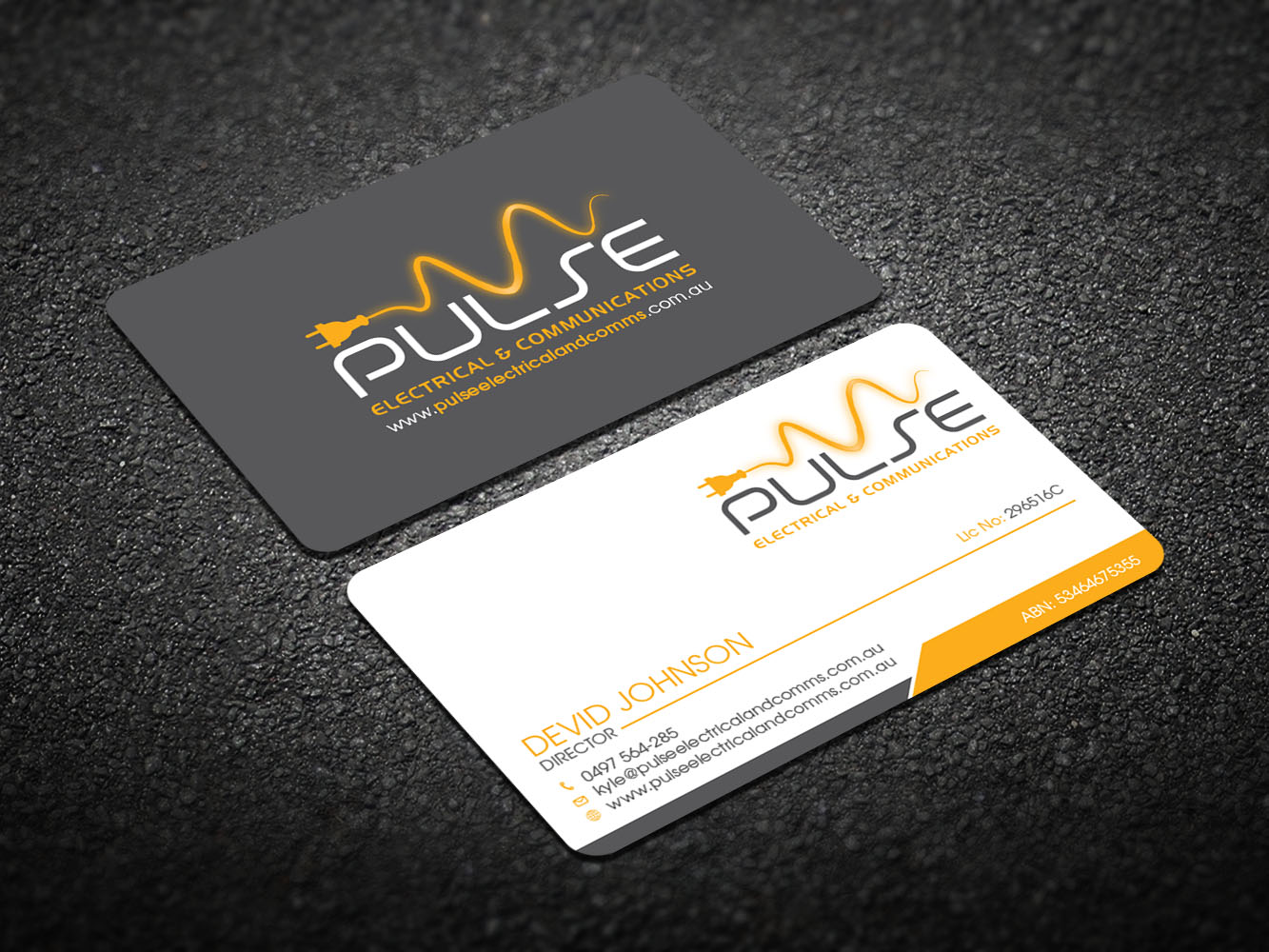 Business Card Design by Verified artistry (Design garden) for Pulse Electrical and Communications | Design #11251149