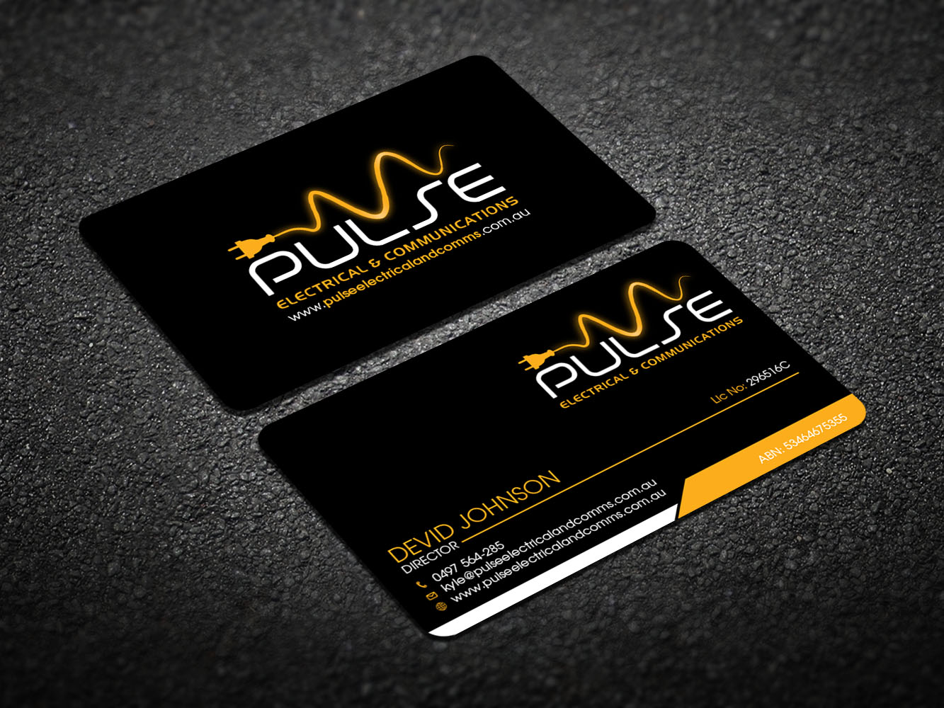 Business Card Design by Verified artistry (Design garden) for Pulse Electrical and Communications | Design #11251150