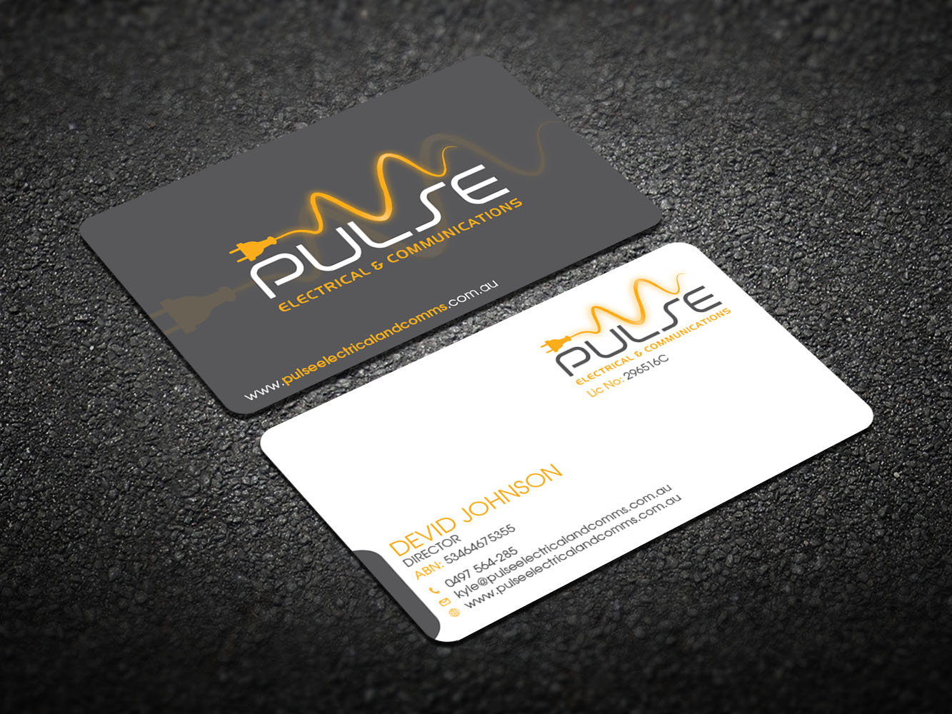 Business Card Design by Verified artistry (Design garden) for Pulse Electrical and Communications | Design #11251151