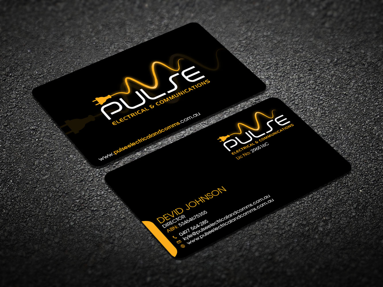 Business Card Design by Verified artistry (Design garden) for Pulse Electrical and Communications | Design #11251152