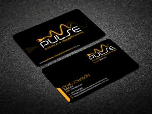 Business Card Design by Verified artistry (Design garden) for Pulse Electrical and Communications | Design: #11251152