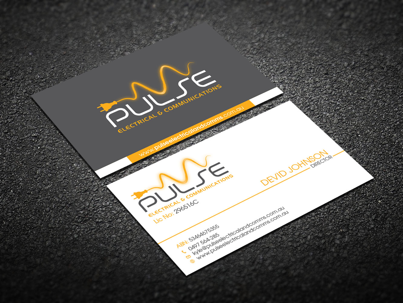 Business Card Design by Verified artistry (Design garden) for Pulse Electrical and Communications | Design #11251154
