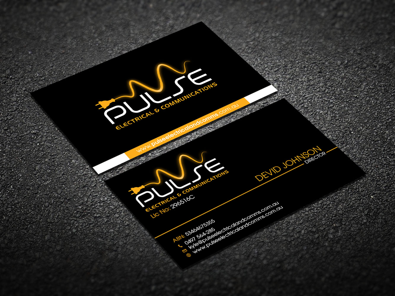 Business Card Design by Verified artistry (Design garden) for Pulse Electrical and Communications | Design #11251155