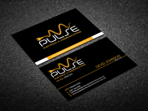 Business Card Design by Verified artistry (Design garden) for Pulse Electrical and Communications | Design: #11251155