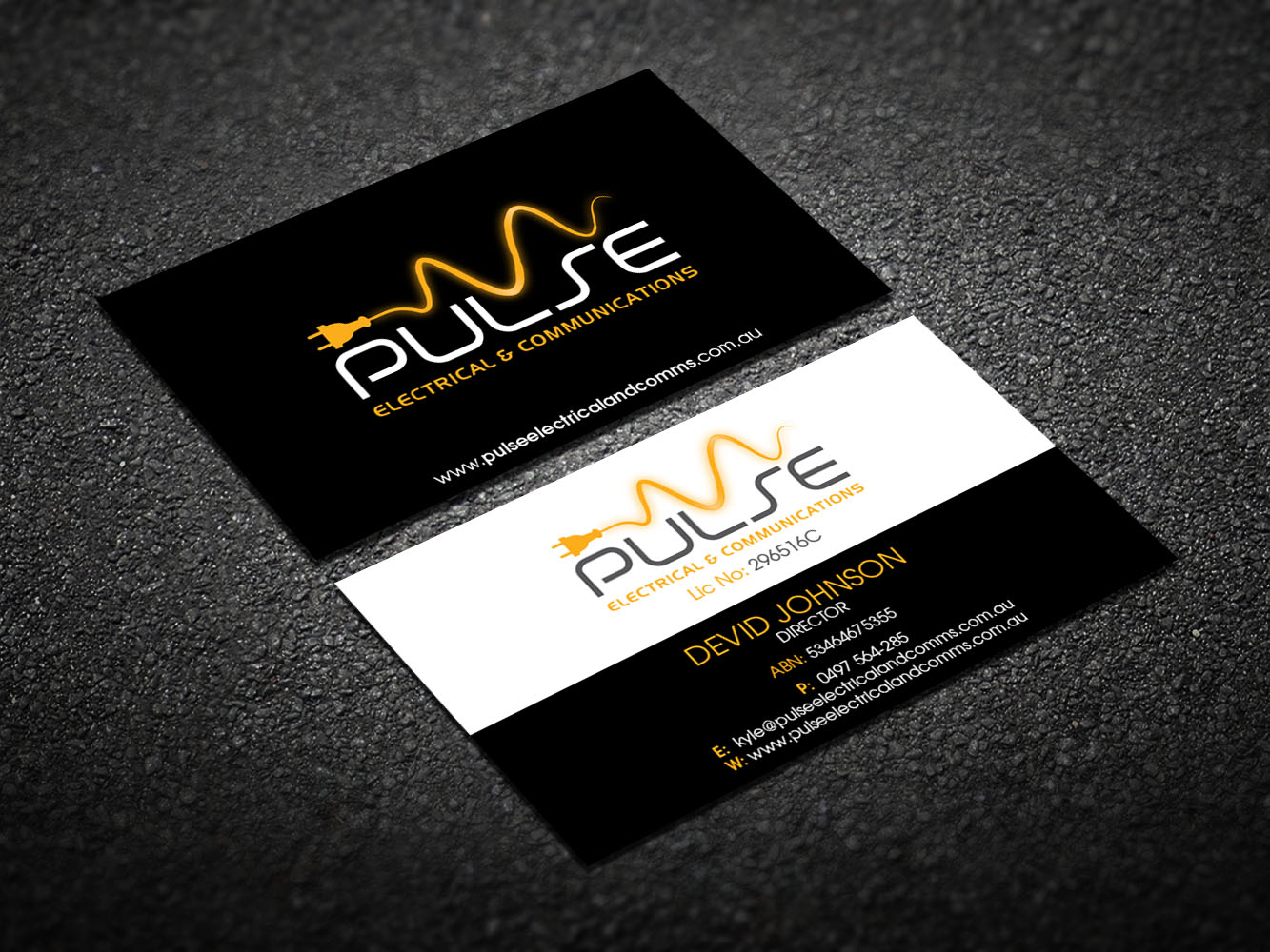 Business Card Design by Verified artistry (Design garden) for Pulse Electrical and Communications | Design #11251156