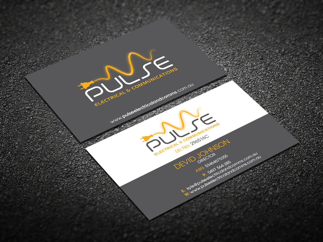 Business Card Design by Verified artistry (Design garden) for Pulse Electrical and Communications | Design #11251157