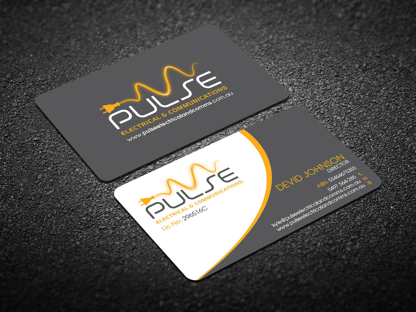 Business Card Design by Verified artistry (Design garden) for Pulse Electrical and Communications | Design #11251158