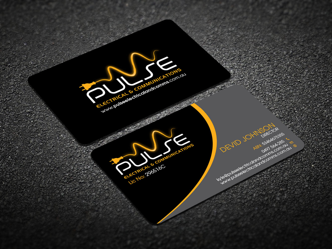 Business Card Design by Verified artistry (Design garden) for Pulse Electrical and Communications | Design #11251159