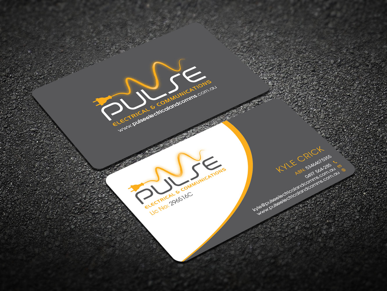 Business Card Design by Verified artistry (Design garden) for Pulse Electrical and Communications | Design #11263204